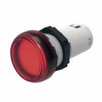 Лампа LED, IP66/IP67/IP69K ø30mm червена, Scame 590.PLM042
