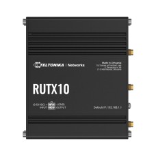 Висок клас индустриален рутер, Wi-Fi & BT 4.0, 4 x Gigabit Ethernet, VPN, RMS, RutOS, Teltonika RUTX10
