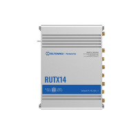 Висок клас индустриален клетъчен рутер, 4G LTE CAT12, Wi-Fi & BT 4.0, Dual SIM, 5 x GIGABIT ETH, RMS, RutOS, 600 Mbps, Teltonika RUTX14