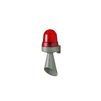 Лампа проблясв. св червен + сирена 230V AC, Werma 425.120.68