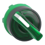 Осветена глава за вграден превключвател, зелен 2 позиции, Schneider Electric ZB5FK1233 Harmony XB5