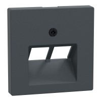Преден панел за RJ45 2-контактни излаза, антрацит, System M, Schneider Electric 298014