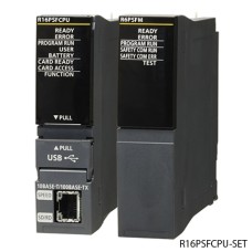 PLC iQ-R Series Process CPU, Program capacity 160K steps, SIL2, Mitsubishi Electric R16PSFCPU-SET