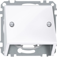Наклонен излаз, активно бяло, гланц, System M, Schneider Electric 464925