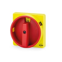 Ръкохватка за табло с заключване IP65 67x67mm Y2 червена TYPE 1, 4, 4X, Scame 590.YM67R6
