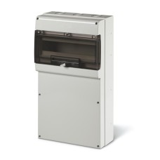 DOMINO Разпределително табло, 16 DIN без отвори за контакти IP66 328x550x140mm, Scame 672.5116