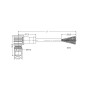 Кабел CANopen/DeviceNet, щепсел M12A, ъглов, 5-полюсен, 5 m, Wago 756-1404/060-050