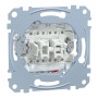 Двоен девиаторен ключ 16АX PiT, вграден монтаж, безвинтово свързване, Schneider Electric MEG3626-0000