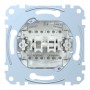 Двоен девиаторен ключ 16АX PiT, вграден монтаж, безвинтово свързване, Schneider Electric MEG3626-0000