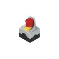 Housing with 24 Vdc RGB illuminated guard and buzzer, Pizzato ES AC31684