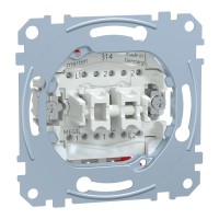 Двоен девиаторен ключ 16АX PiT, вграден монтаж, безвинтово свързване, Schneider Electric MEG3626-0000