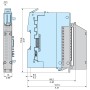 Винтов клемен блок, 12 точки, 5 mm стъпка, с капак, AC, за използване на модул с ниска височина, подсилен, Modicon Edge вх./изх. NTS, Schneider Electric NTSXTB12011H