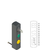 Команден модул (бутониера), Pizzato BN AC3ZB95 BN series