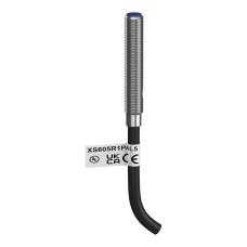 Миниатюрен индуктивен сензор, M5, L31mm, неръждаема стомана, Sn1.5mm, кабел 5m, Telemecanique XS605R1PAL5
