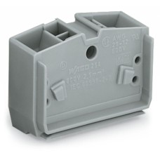 4-проводна централна клема, без бутони, 1-полюсен, 2.5 mm², сив, Wago 264-351