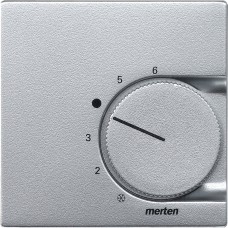 Преден панел, Merten System M, за стаен термостат, алуминий, Schneider Electric 536260