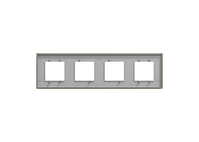 Четворна рамка Unica Deco капучино, Schneider Electric NU600826