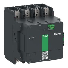 TeSys G Високомощен контактор, TeSys Giga, 4 полюса (4NO), AC-1 <=440V 550A, стандартна версия, 48…130V широколентова AC/DC намотка, Schneider Electric LC1G4004EHEN
