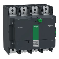 TeSys G Високомощен контактор, TeSys Giga 630, 4P(4NO), AC-1 <=440V 1050A, стандартна версия, 100-250V широколентова AC/DC намотка, Schneider Electric LC1G6304KUEN