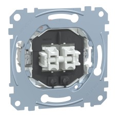 Сериен ключ с индикаторна лампа 10А, вграден монтаж, безвинтови клеми, Schneider Electric MEG3105-0000