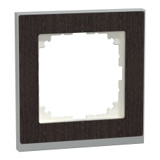 Единична декоративна рамка M-Pure Decor, венге, Schneider Electric MEG4010-3671