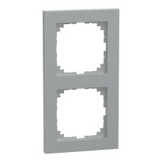 Двойна декоративна рамка M-PURE, алуминий, Schneider Electric MEG4020-3660