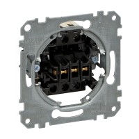 Merten Antique Artec Trancent Троен бутон 10А, вграден монтаж, Schneider Electric MTN311900
