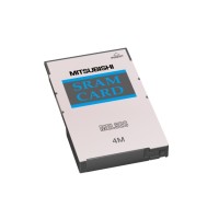 PLC Q Series SRAM Card 4MB, Mitsubishi Electric Q3MEM-4MBS