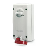 Контакт с блокировка 32A 3P+E 6h 380-415V 60Hz 50Hz 106X240MM, Scame 561.3286