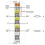 2-канален релеен изход, AC 250 V, 1 A, Безпотенциален, 2 превключващи контакта, Wago 750-517