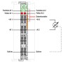 2-канален аналогов вход, 4…20 mA, Диференциален вход, Wago 753-492
