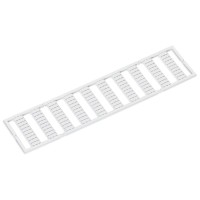 Маркировъчна карта WMB, маркирано, 71...80(10x), разтегателни 4-4.2 mm, вертикално маркиране, закопчаване, бял, Wago 794-4603