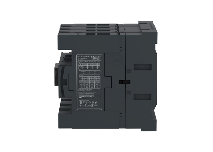 Контактор, Tesys Deca Advanced, 4P(4NO), AC-1, <=440V, 200A, 24-60V AC/DC coil,connector, Schneider Electric LC1DT200ABNE