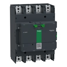 TeSys G Високомощен контактор, TeSys Giga 630, 4P(4NO), AC-1 <=440V 1050A, разширена версия, 200-500V широколентова AC/DC намотка, Schneider Electric LC1G6304LSEA