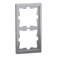 D-Life рамка, 2 модула, стомана, Schneider Electric MEG4020-6536