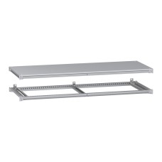 Spacial SFN Горна и долна рамка, PanelSeT SFN, за ел. табло W1600 D600мм, включен горен панел, Schneider Electric NSYSFNC166