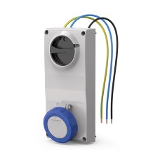 Контакт с блокировка 32A 2P+E 6h 200-250V 60Hz 50Hz 103X230MM, Scame 407.3283