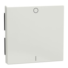 Капак за ключ, Merten System M, със символ 0/1, гланц, полярно бяло, Schneider Electric 432219