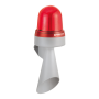 LED лампа със сирена WM продължителен тон, 10-48VAC/DC червена, Werma 435.110.70