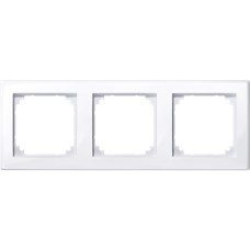 Декоративна рамка 3 модула, M-SMART, активно бяло, Schneider Electric 478325