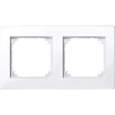 Двойна рамка М-PLAN, активно бяло, Schneider Electric 515225