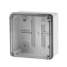 Разклонителна кутия 100x100x50mm IP56 GW 650°C HALOGEN FREE GREY ENGINEERING PLASTIC WITH BLANK SIDES, Scame 686.224
