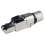 Конектор ETHERNET, RJ-45, Кат. 6A, прав, Код T568B, AWG 22, Укрепване на проводника, Wago 750-978/000-012