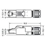 Конектор ETHERNET, RJ-45, Кат. 6A, прав, Код T568B, AWG 22, Укрепване на проводника, Wago 750-978/000-012