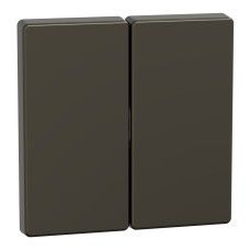 Капак за ключ 2 модула, мока металик, System Design, Schneider Electric MEG3400-6052