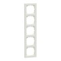 Schneider Electric MEG4050-3619 - Декоративна вертикална рамка - 5 модула M-Pure, полярно бяло