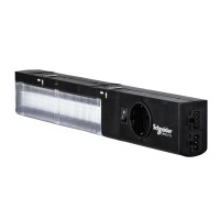 Schneider Electric NSYLAMLDS - Lighting and power sockets Фиксираща се LED лампа с контактен излаз Schuko - 230 V AC - 10W
