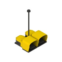 Modular multiple foot switches, Pizzato PC 2-13