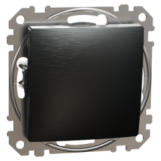 Девиаторен ключ 10AX, драскан титан, Schneider Electric SDD172106U
