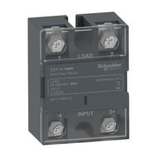 Полупроводниково реле, вход 5 до 24V DC, изход 24 до 240V AC, 50A, превключване при преминаване през нула, Schneider Electric SSP1A150BDE